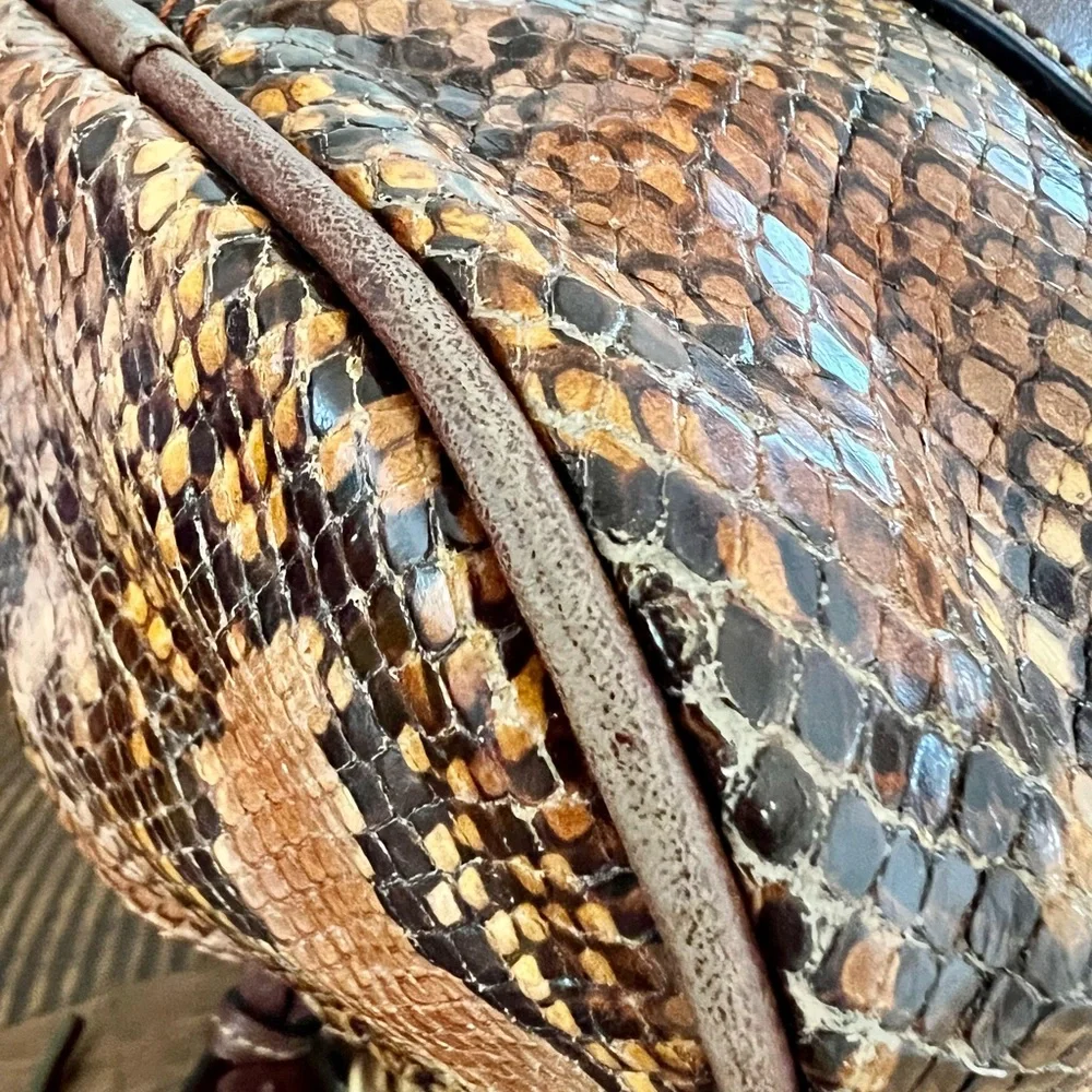 Reptile Brown Dooney Bourke Purse - Picture 9 of 16